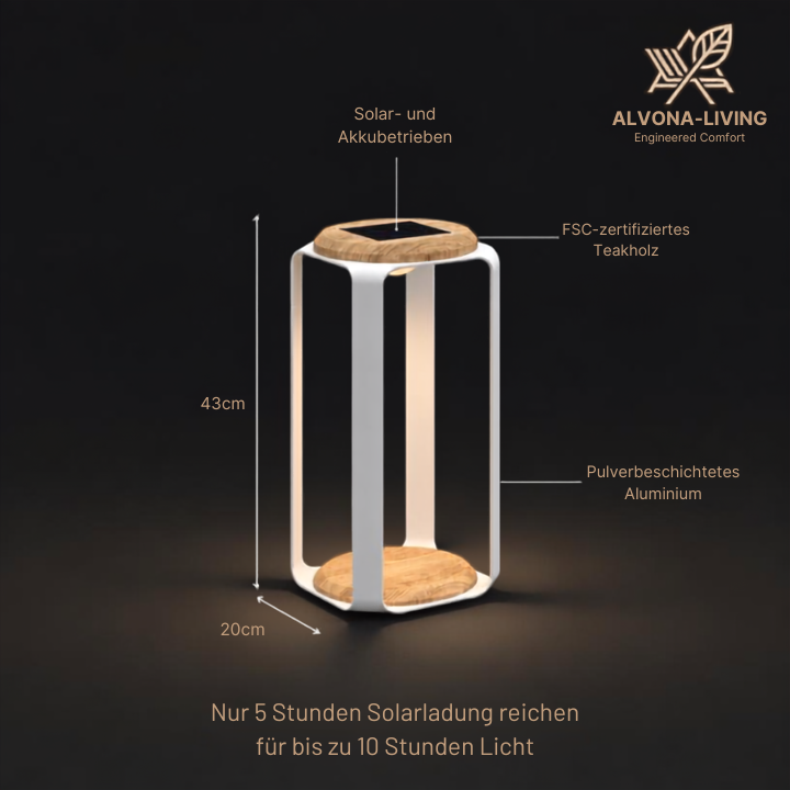 ALVONA LIVING - Pegasus Design-Solarlaterne